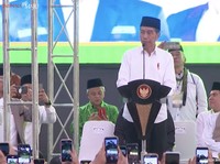 Di Depan Santri, Jokowi Ceritakan Seramnya Situasi Dunia!