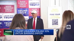 Video: Trump Usulkan Pajak 10% Untuk Barang Impor
