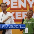 Video: Jokowi Beri Rp 200 Juta ke Petani Jateng Korban El Nino