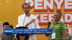 Video: Jokowi Beri Rp 200 Juta ke Petani Jateng Korban El Nino