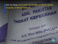Ini Lho! Penampakan Beras Impor dari Pakistan