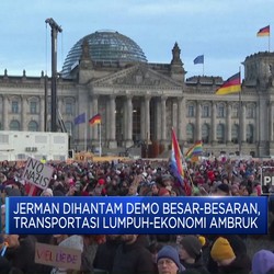 Jerman Dihantam Demo Besar-besaran, Transportasi Lumpuh-Ekonomi Ambruk