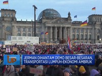 Jerman Dihantam Demo Besar-besaran, Transportasi Lumpuh-Ekonomi Ambruk