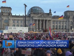 Jerman Dihantam Demo Besar-besaran, Transportasi Lumpuh-Ekonomi Ambruk