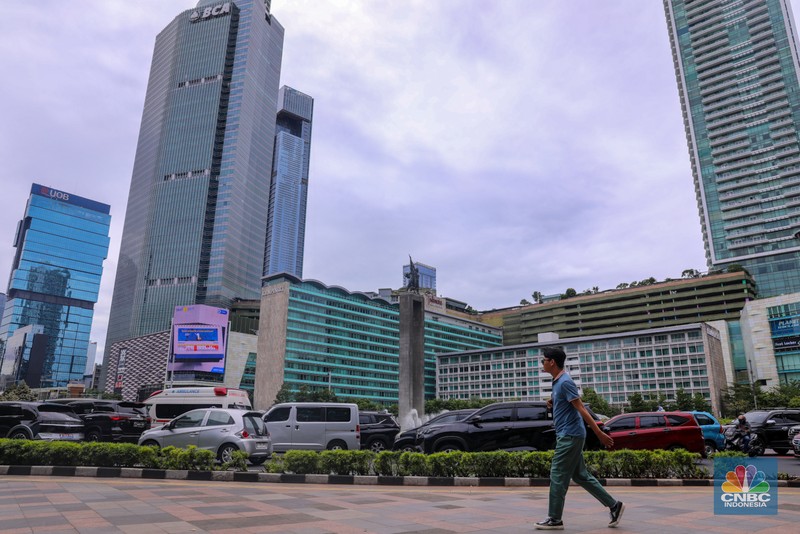 Kota Jakarta berawan pada Rabu (24/1/2024). (CNBC Indonesia/Faisal Rahman) Kota Jakarta berawan pada Rabu (24/1/2024). (CNBC Indonesia/Faisal Rahman)