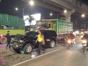 Polisi Amankan Sopir Tronton yang Sebabkan Tabrakan Beruntun di Palembang