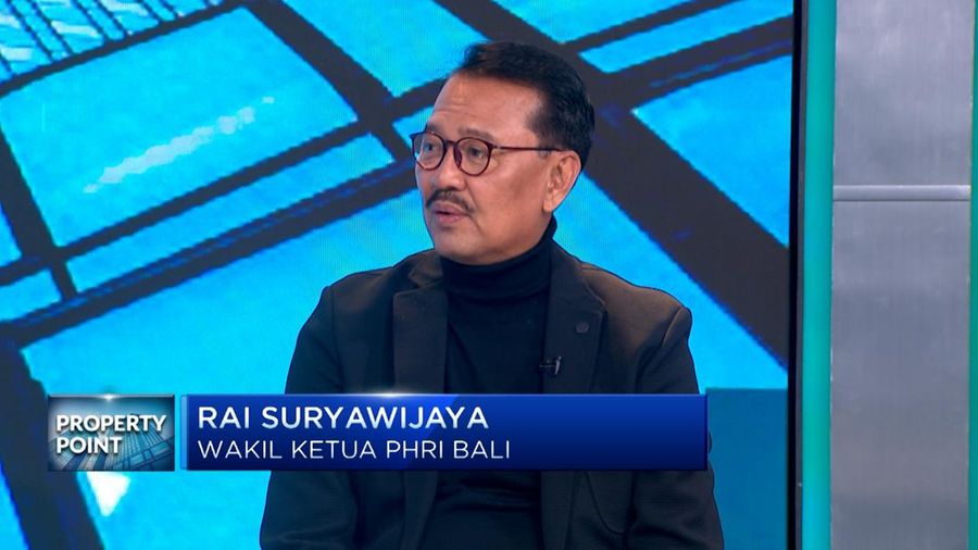 Wakil Ketua PHRI Bali, Rai Suryawijaya dalam Property Point di CNBC Indonesia. (CNBC Indonesia TV)