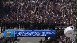 Video: Argentina Lumpuh, Warga Demo Tolak Kebijakan Presiden