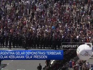 Video: Argentina Lumpuh, Warga Demo Tolak Kebijakan Presiden
