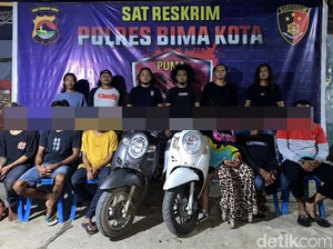 6 Sindikat Curanmor di Bima Ditangkap, 1 Pelaku Dihadiahi Timah Panas