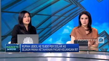 Video: Rupiah Ambruk! Sentuh Level Rp15.800 Per Dolar AS