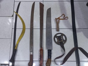 15 Anggota Geng Motor Ditangkap di Binjai, 2 Pelajar Bawa Sajam Tersangka