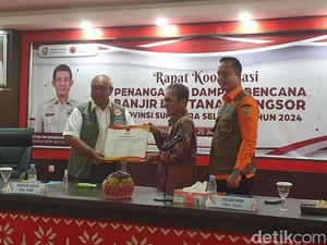 Sumsel Terima Bantuan Bencana Banjir Rp 1,85 Miliar dari BNPB