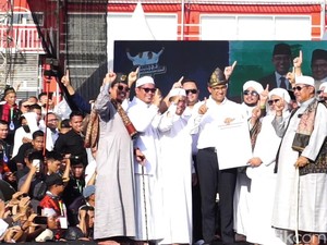 Ulama se-Sumatera Selatan Deklarasi Dukung Anies-Cak Imin