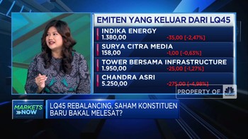 Video: Daftar Baru Saham LQ45, Empat Saham Baru Ini Masuk