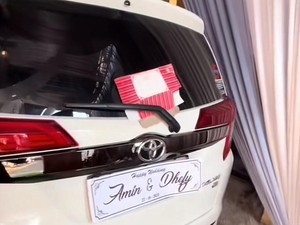 Pernikahan Viral, Pengantin di Jepara Dapat Seserahan Mobil dan Lemari Jati
