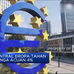 Video: Bank Sentral Eropa Tahan Suku Bunga Acuan 4%