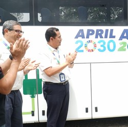 RAPP Perusahaan Pertama Pakai Bus Listrik, Ini Alasannya
