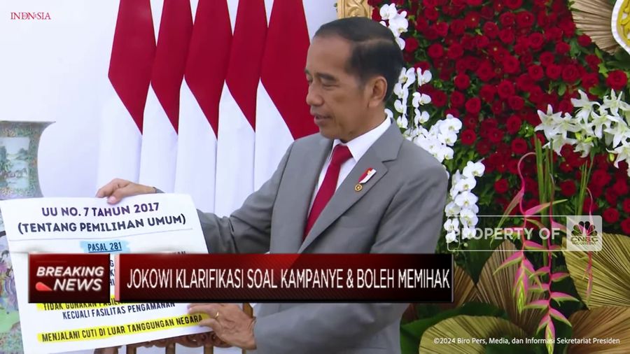 Jokowi Klarifikasi Soal Presiden Kampanye & Berpihak