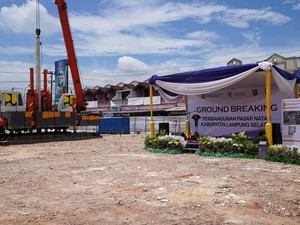 Pasar Natar Lamsel Direvitalisasi, Zulhas: Kolaborasi Pemerintah-Pedagang