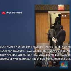 Detik-Detik Menlu RI Retno Marsudi Walk Out saat Israel Pidato di PBB