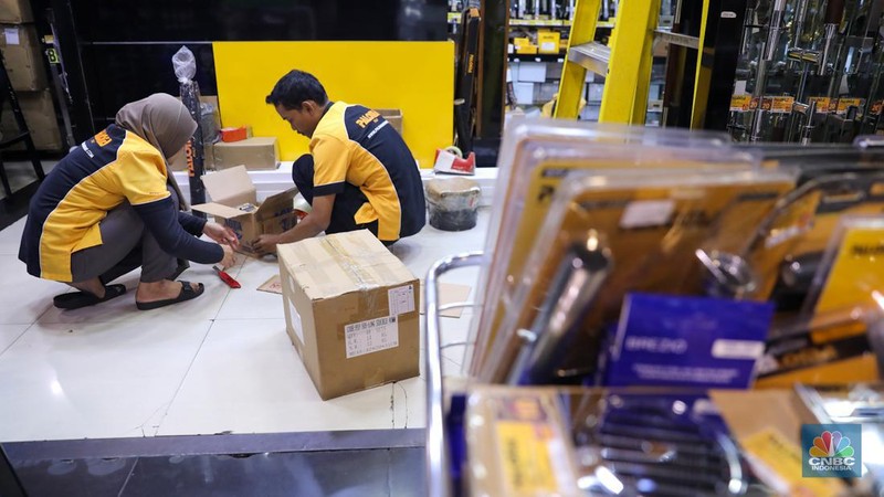 Pusat Perbelajan Plaza Kenari Mas. (CNBC Indonesia/Faisal Rahman)