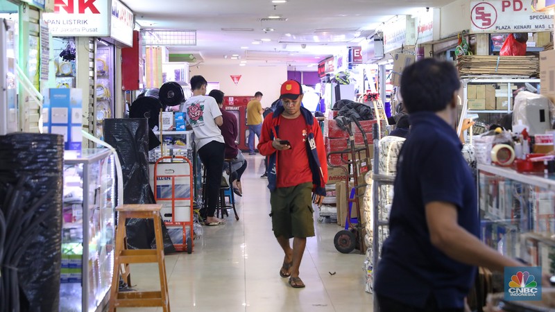 Pasar Kenari Pusat Perbelajan Plaza Kenari Mas. (CNBC Indonesia/Faisal Rahman)
