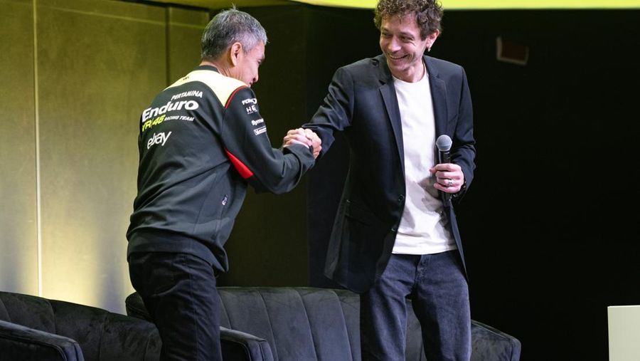 Pertamina Lubricants bersama VR 46 Racing Team akhirnya meluncurkan Pertamina Enduro VR 46 Racing Team dengan new livery. (Dok. PT Pertamina Lubricants dan VR 46)