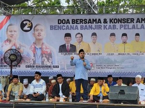 Relawan Jarnas For Gibran Gelar Doa-Konser Amal di Kabupaten Pelalawan