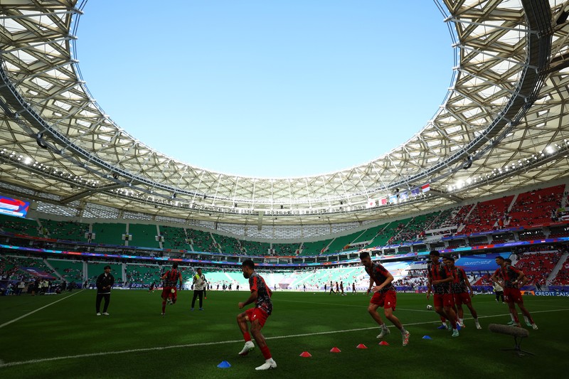 SOCCER-ASIANCUP-KGZ-OMN/REPORT Soccer Football - AFC Asian Cup - Group F - Kyrgyzstan v Oman - Abdullah bin Khalifa Stadium, Doha, Qatar - January 25, 2024 Oman's Abdul Rahman Al Mushaifri looks dejected after the match REUTERS/Ibraheem Al Omari