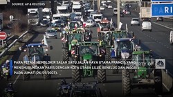 Video: Demo Petani Prancis, Blokir Jalan Dengan Traktor