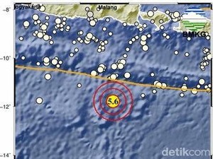Alert! Gempa M 5,6 Guncang Bali, Terasa Sampai Mataram