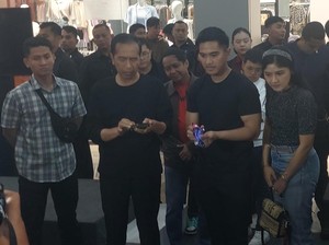 Malam Minggu Bareng di Jogja, Jokowi dan Kaesang Kompak Nonton Balap Tamiya