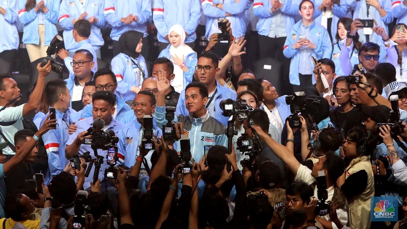 Kampanye Capres Cawapres no urut 2 Prabowo - Gibran. (CNBC Indonesia/Muhamad Sabki) Kampanye Capres Cawapres no urut 2 Prabowo - Gibran. (CNBC Indonesia/Muhamad Sabki)