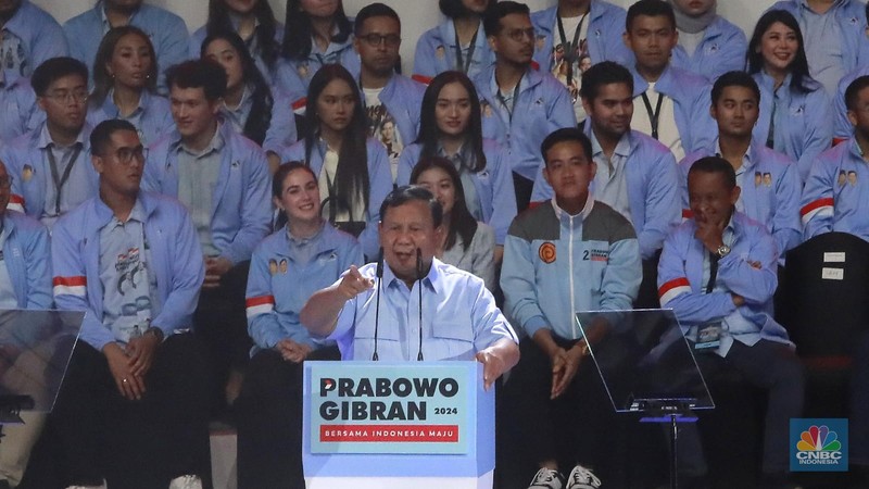 Kampanye Capres Cawapres no urut 2 Prabowo - Gibran. (CNBC Indonesia/Muhamad Sabki) Kampanye Capres Cawapres no urut 2 Prabowo - Gibran. (CNBC Indonesia/Muhamad Sabki)