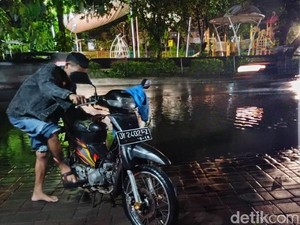 Hujan Sebentar, Denpasar Langsung Banjir