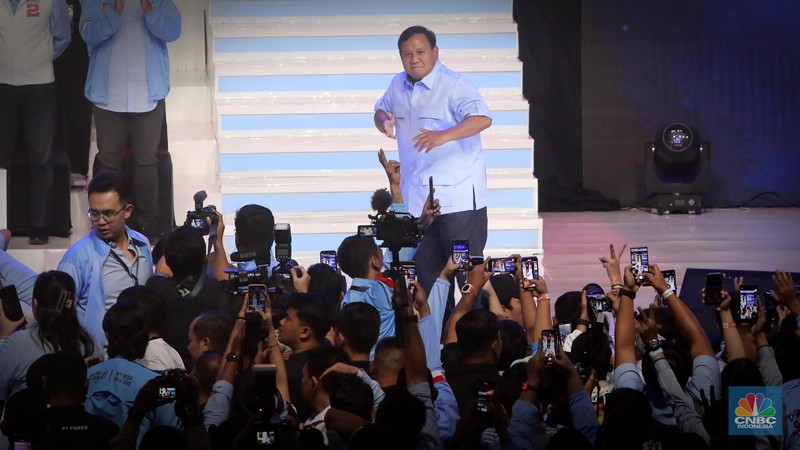 Kampanye Capres Cawapres no urut 2 Prabowo - Gibran. (CNBC Indonesia/Muhamad Sabki) Kampanye Capres Cawapres no urut 2 Prabowo - Gibran. (CNBC Indonesia/Muhamad Sabki)