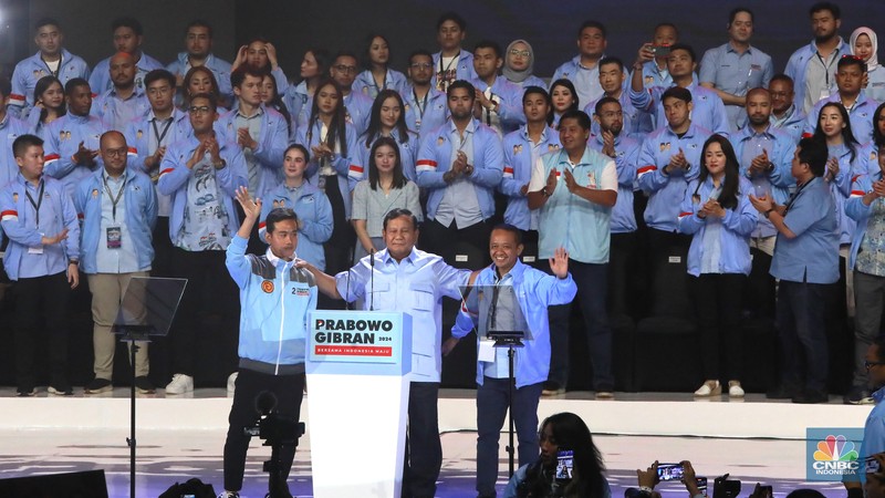 Kampanye Capres Cawapres no urut 2 Prabowo - Gibran. (CNBC Indonesia/Muhamad Sabki) Kampanye Capres Cawapres no urut 2 Prabowo - Gibran. (CNBC Indonesia/Muhamad Sabki)