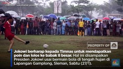 Pesan Jokowi Jelang Timnas Indonesia Vs Australia
