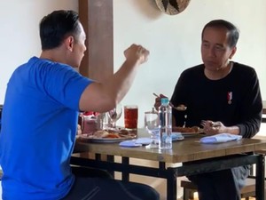 AHY Sarapan Bareng Jokowi di Jogja, Bahas Kesiapan Pemilu
