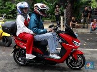 Maaf! Motor Listrik Tak Bisa Ikut Program Mudik Gratis Motis 2024