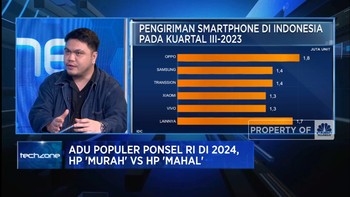 Adu Teknologi HP 'Murah' Vs HP 'Mahal' Genjot Pasar Ponsel 2024