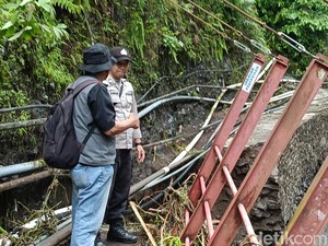 Jalur Wisata Air Terjun Madakaripura Putus Diterjang Longsor dan Banjir