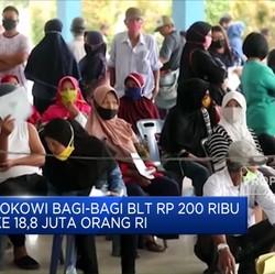 Video: Jokowi Bagi-bagi BLT Rp200 Ribu, Siapa Kebagian?