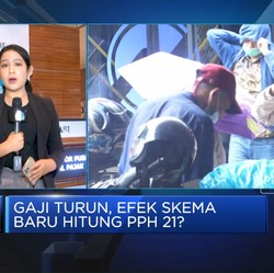 Video: Gaji Turun, Efek Skema Baru Hitung PPh 21?