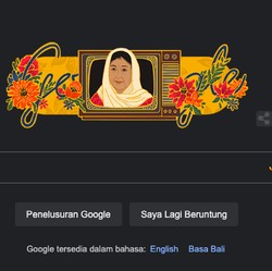 Aminah Cendrakasih Jadi Google Doodle Hari Ini, Siapa Dia?