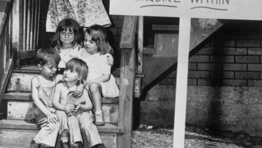 Ilustrasi 4 Anak Dijual. (Bettmann/Getty Images)