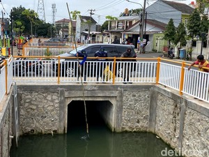 Pembangunan Kolam Retensi Margahayu Bandung Rampung