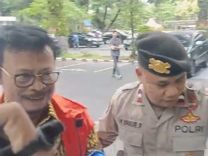 Diperiksa 1 Jam, SYL Dicecar Polisi soal Kasus Pemerasan Firli