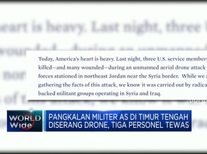 Pangkalan Militer AS Di Yordania Diserang, 3 Personel Tewas